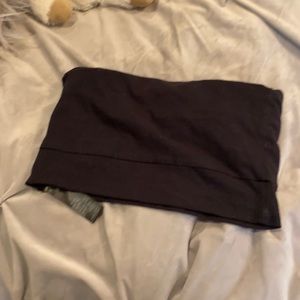 Topshop cropped strapless top